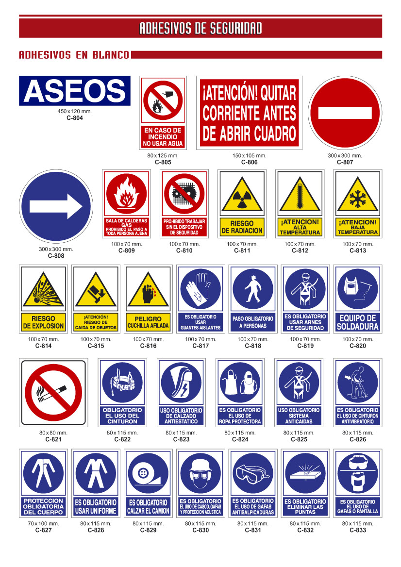 La señalización industrial